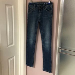 Miss Me medium wash skinny jeans